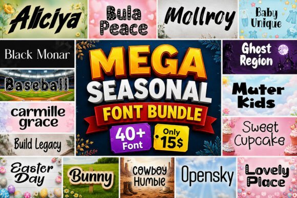 Download Mega Seasonal Bundle - Premium Resources