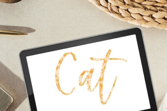 Download Cat Procreate Brush for Hand Lettering - Hand lettering Collection