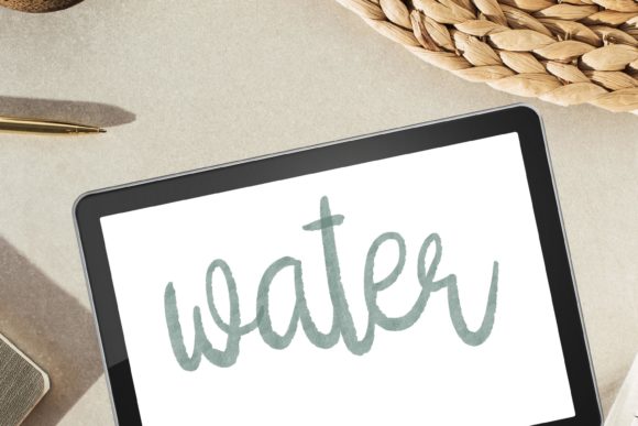 Download Water Procreate Brush for Hand Lettering - Hand lettering Collection